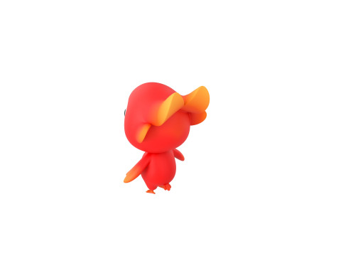 Character213 Parrot Modelo 3D