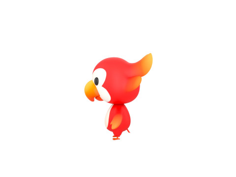 Character213 Parrot Modelo 3D