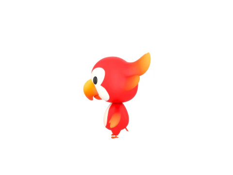 Character213 Parrot 3D Model