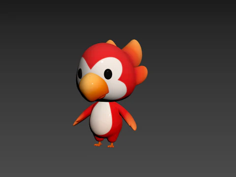 Character213 Parrot 3D Model