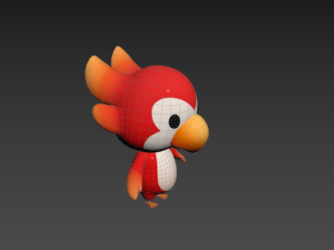 Character213 Parrot Modelo 3D