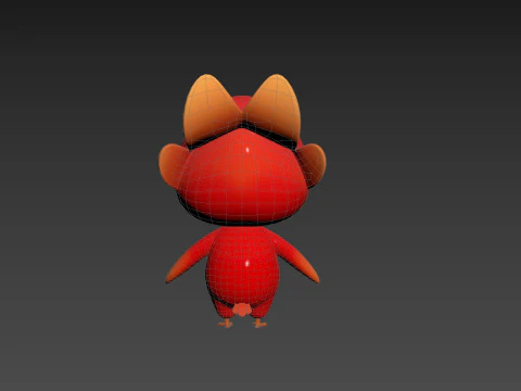 Character213 Parrot 3D Model