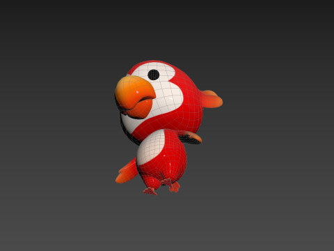 Character213 Parrot Modelo 3D