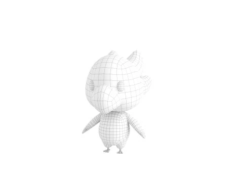 Character213 Parrot 3D Model