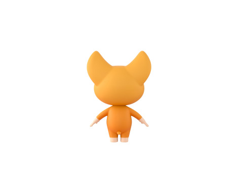 Character214 Corgi 3D Model