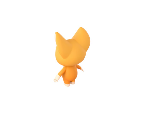 Character214 Corgi 3D Model