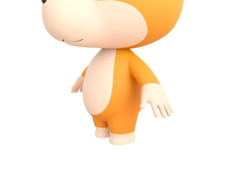 Character214 Corgi 3D Model