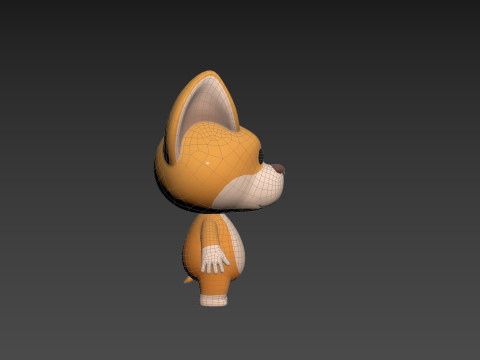 Character214 Corgi 3D Model