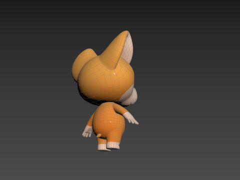 Character214 Corgi 3D Model