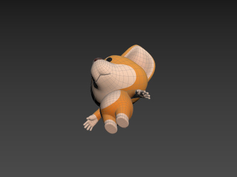 Character214 Corgi 3D Model