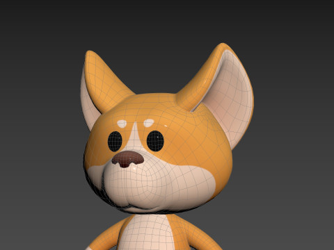 Character214 Corgi 3D Model