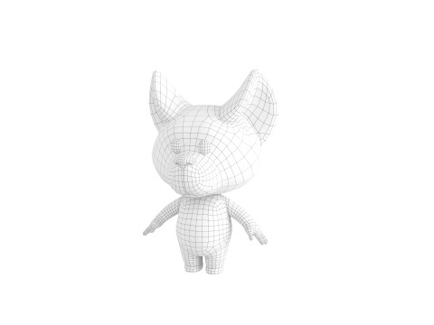 Character214 Corgi 3D Model