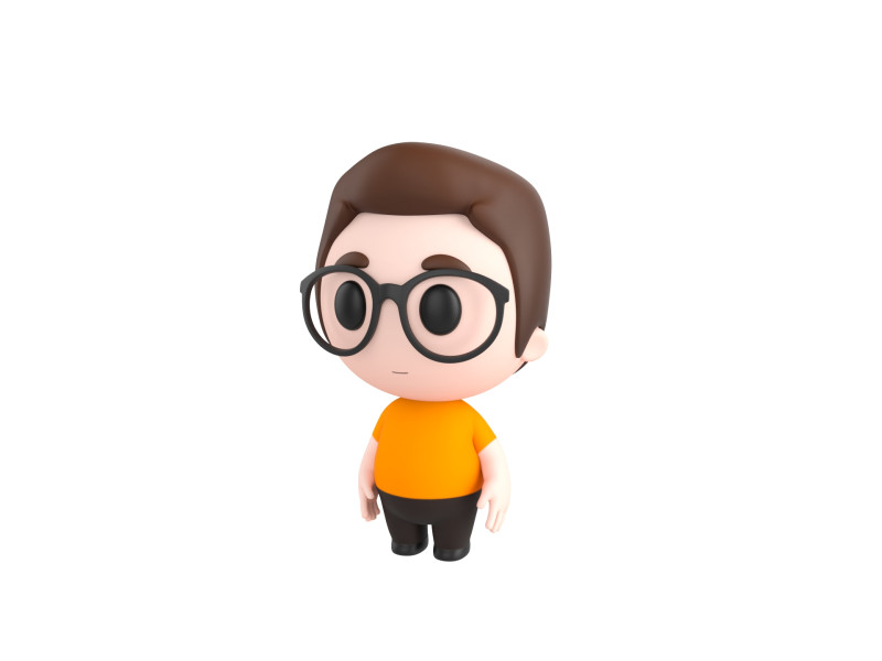 Character215 Rigged Little Boy 3D Modell .c4d .max .obj .3ds .fbx .stl .blend