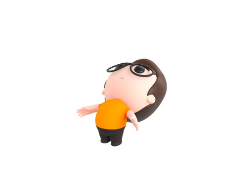Character215 Rigged Little Boy 3D Modell