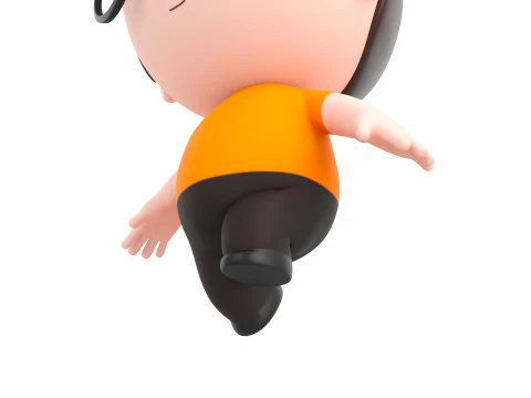 Character215 Rigged Little Boy 3D Model