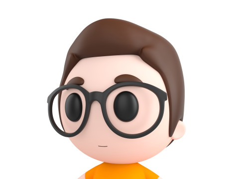 Character215 Rigged Little Boy 3D Modell