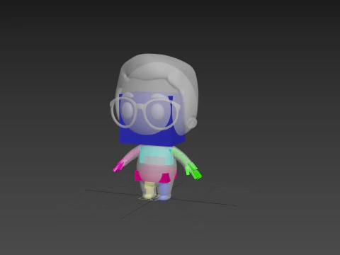 Character215 Rigged Little Boy 3D Model