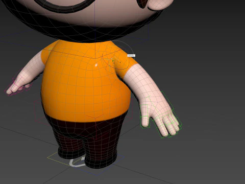 Character215 Rigged Little Boy 3D Model
