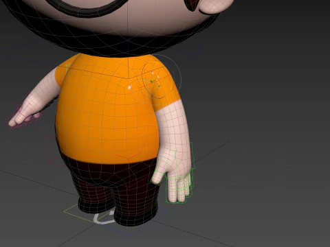 Character215 Rigged Little Boy 3D Model