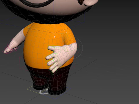 Character215 Rigged Little Boy 3D Model