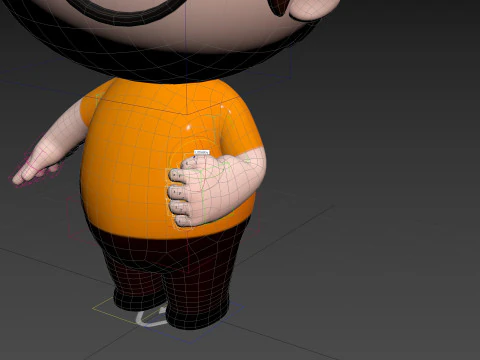 Character215 Rigged Little Boy 3D Model