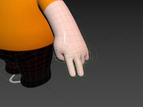 Character215 Rigged Little Boy 3D Model