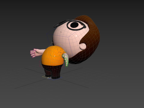 Character215 Rigged Little Boy 3D Modell