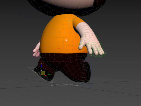 Character215 Rigged Little Boy 3D Model