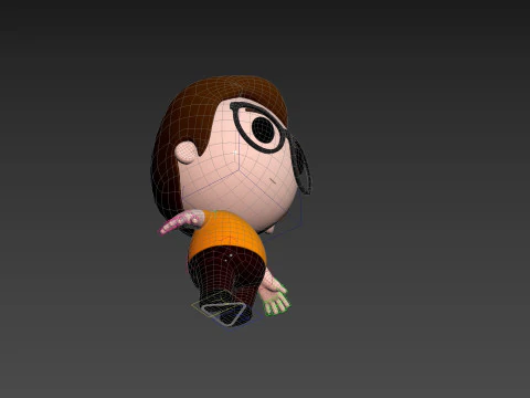 Character215 Rigged Little Boy 3D Model