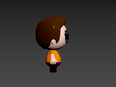 Character215 Rigged Little Boy 3D Modell