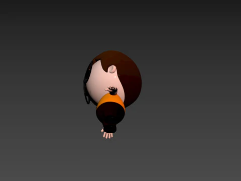 Character215 Rigged Little Boy 3D Model
