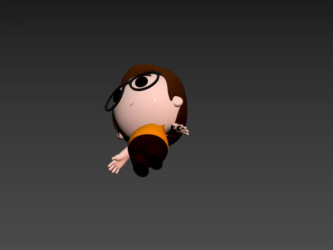 Character215 Rigged Little Boy 3D Model