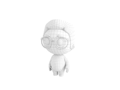 Character215 Rigged Little Boy 3D Modell