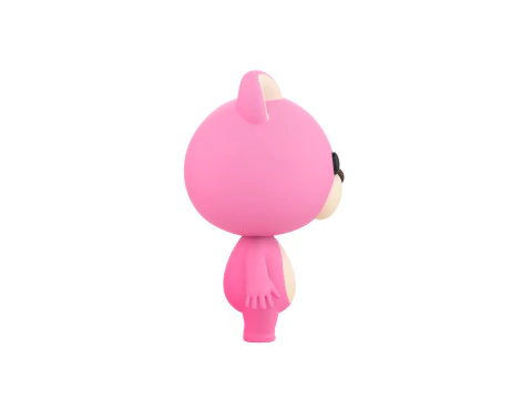 Character216 Pink Bear 3D Model