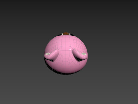 Character216 Pink Bear Modello 3D