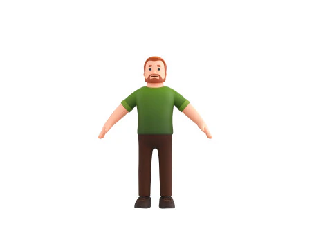 Character217 Man 3D Model