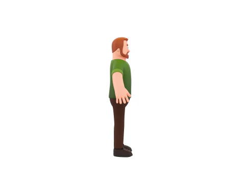 Character217 Man 3D Model