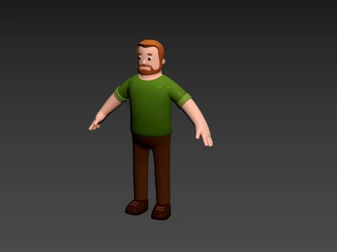 Character217 Man 3D Model