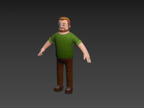 Character217 Man 3D Model