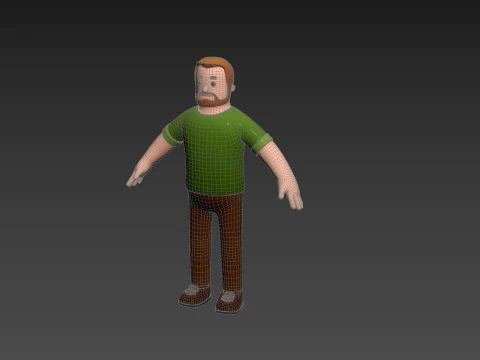 Character217 Man 3D Model
