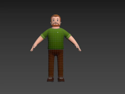 Character217 Man 3D Model
