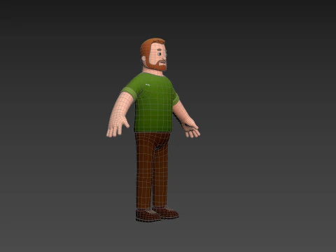 Character217 Man 3D Model