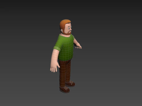 Character217 Man 3D Model