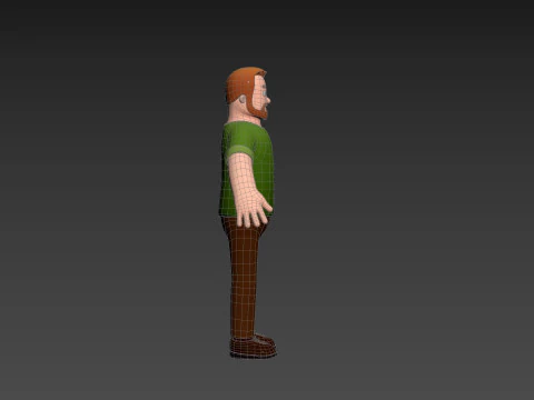 Character217 Man 3D Model