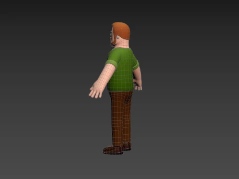 Character217 Man 3D Model