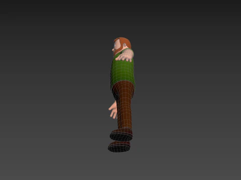 Character217 Man 3D Model