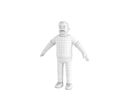 Character217 Man 3D Model