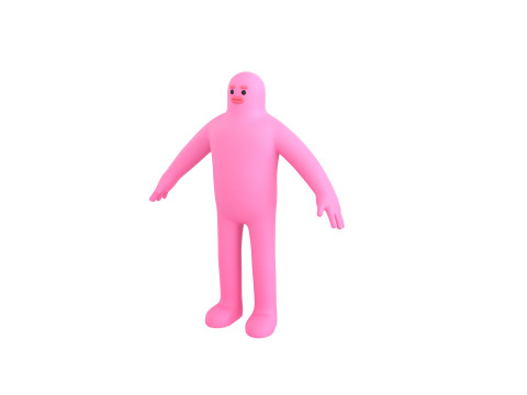 Character218 Pink Man 3D मॉडल