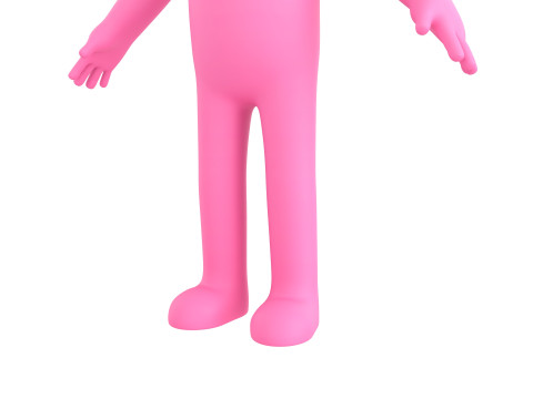 Character218 Pink Man 3D 模型