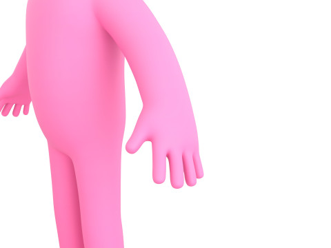 Character218 Pink Man 3D 模型